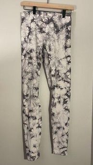 Lululemon Athletica size 8 white and gray marble leggings - long length EUC  - $25 (80% Off Retail) - From Madison