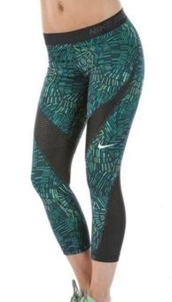 Nike pro leggings Pro hypercool tidal cropped leggings XS green