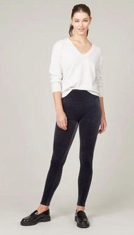 Spanx Velvet Leggings in Classic Navy Blue - $50 (48% Off Retail