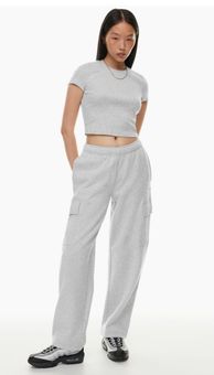 Aritzia TNA Cozy Fleece Mega Cargo™ Sweatpant Gray Size L - $39 (54% Off  Retail) - From madison