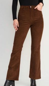 Higher High-Waisted Flare Corduroy Pants