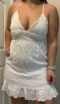 Jessica Simpson White Lace Dress