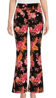 No Boundaries Juniors Corduroy Floral Pants Size XL High Rise