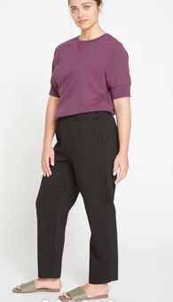 Moro Pocket Signature Ponte Pants - Plum