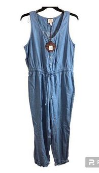 Knox Rose New Denim Jumpsuit Large - $24 New With Tags - From Sarah