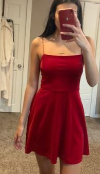 red velvet dress urban outfitters