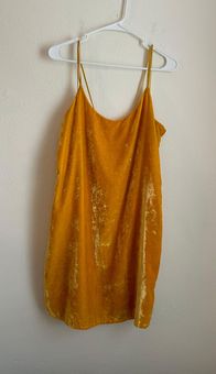 Zara yellow clearance strappy dress