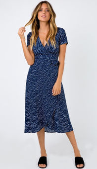 Princess Polly Polka Dot Wrap Dress Multi Size 6 - $21 (70% Off Retail) -  From Lily