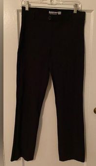 Betabrand Straight Leg Classic Dress Pant Yoga Pant Black M