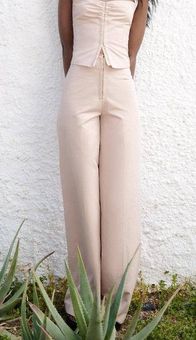 Zara, Pants & Jumpsuits, Bloggers Fave Zara High Waisted Pants Pastel  Pink Nwt