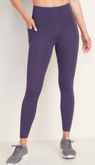 Old Navy High-Waisted Elevate Powersoft 7/8-Length Side-Pocket Leggings For  Women Size L - $60 (14% Off Retail) - From vanesa