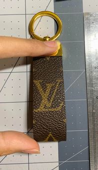 Louis Vuitton Recycled Monogram Key Ring/ Key Fob Brown - $75