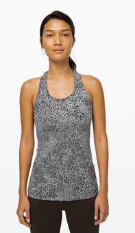 Lululemon Rare Black And White Print Cool Racerback Tank Size 6 - $35 -  From Kinsley