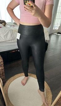 Spanx Faux Leather Pants Size Small Petite NWT - $54 New With