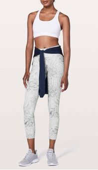 Lululemon Train Times 7/8 Pant *25 White Luxtreme Leggings