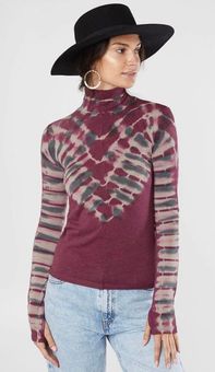 free people psychedelic turtleneck