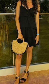 hollister black dress