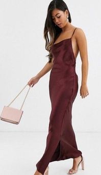 ASOS DESIGN Petite cami maxi slip dress 