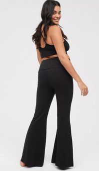 Aerie Super Flare Leggings Black Size M - $35 New With Tags