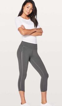 Lululemon Wunder Under High-rise Crop 21 *full-on Luxtreme In