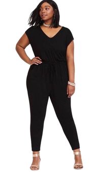 Torrid Plus Size Navy Stretch Jumpsuit Size 2X Blue - $40 - From Bennett