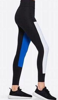 Alala Patchwork Colorblock Black Blue Performance Athletic