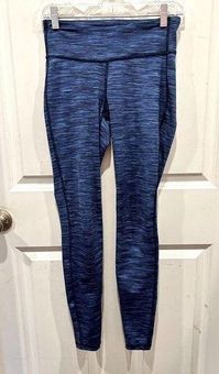 Old Navy Active Go Dry Blue Space Dye Leggings size Small Tall