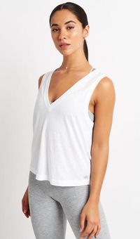 Alo Yoga Vibration Tank White Size L 22 54 Off Retail New