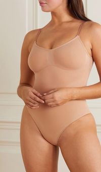 New SKIMS Ochre Sculpting Bodysuit With Snaps Size XXS/XS