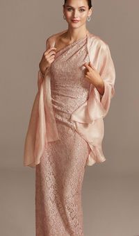 David s Bridal Metallic Occasion Wrap Gold 15 25 Off Retail