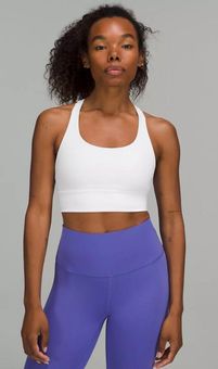 Lululemon Energy Bra Long Line White Size M - $26 (61% Off Retail) - From  MaryKelly
