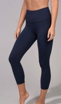 Yogalicious Navy Lux High-waist Capri Leggings Blue Size M - $12