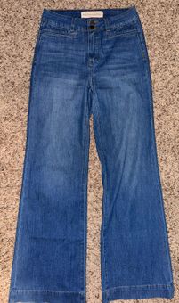 Soft Surroundings High-Waisted Wide Leg Jeans Blue Size 4 - $15