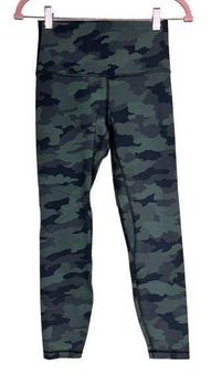 Lululemon Align Pant II 25” Heritage 365 Camo Green Twill Multi