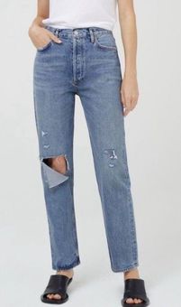 AGOLDE 90 s Pinch Waist in Lineup Straight leg Jeans High Rise