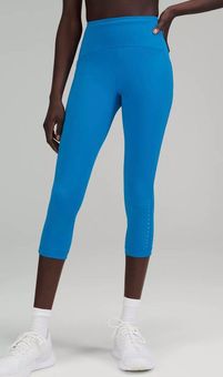 Lululemon Swift Speed High-Rise Crop 21 Poolside size 8 NWT Blue