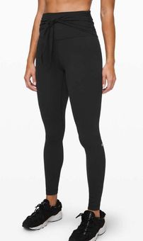 Lululemon Wrap Waist Align Leggings 28” Black Size 2 - $60 (53% Off Retail)  - From JD