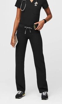 Women's Livingston Basic Scrub Pants - Black · FIGS