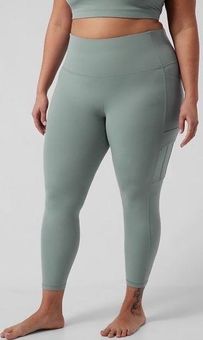 NWT ATHLETA SALUTATION Cargo Tight 7/8 Midi Length Buttery