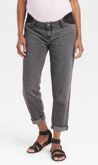 Isabel Maternity Under Belly Boyfriend Maternity Jeans - by Ingrid