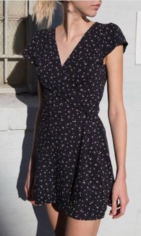 Brandy Melville Floral Wrap Dress Multi ...