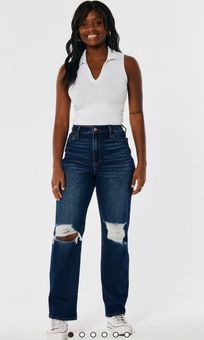 Hollister Ultra High-rise Jeans Blue Size 8 - $12 (70% Off Retail) - From  Ashleigh