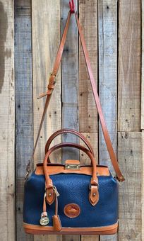 Bag Dooney & Bourke Usa Black Tan Leather Dr