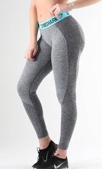 Gymshark Flex Leggings Teal And Gray Size XS - $28 - From Haley