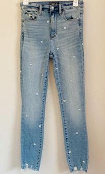 Abercrombie and fitch floral jeans Clearance