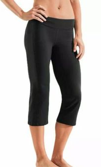 Athleta Kickbooty Cropped Leggings Yoga Capri 964032 Flared Leg Black Size  Large. - $31 (76% Off Retail) - From Luxury