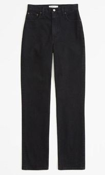 Abercrombie & Fitch Women's Ultra High Rise 90s Straight Jean Black Size 28  - $59 (33% Off Retail) New With Tags - From Whitney