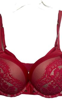 Victoria's Secret, Intimates & Sleepwear, Red Lacey Victorias Secret Pushup  Bra