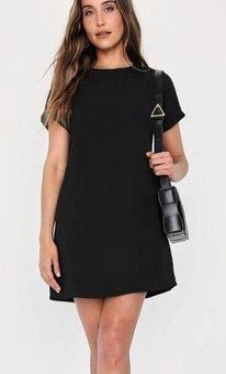 Shift and Shout Black Shift Dress