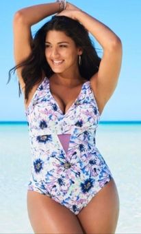 Adore Me Floral One Piece Swimsuit Size 1x 15 From Jello